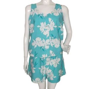 MADE in HAWAII Vintage Set/Top (XL), Shorts (L), Floral print, Sleeveless, 2pc